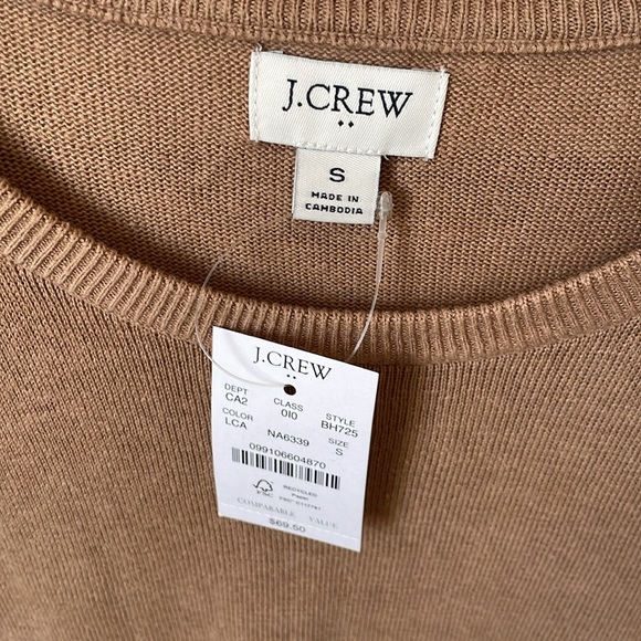 NWT linen blend short sleeve sweater - Picture 3 of 4